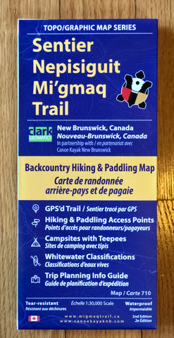 Sentier Nepisiquit Mi'gmaq Trail Map (Second Edition)